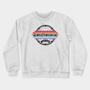 GenderBenderWear (White) - "Sacred Geometry" Crewneck Sweatshirt